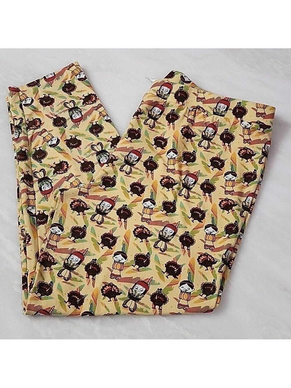 THANKSGIVING DAY LEGGINGS SIZE 2X
